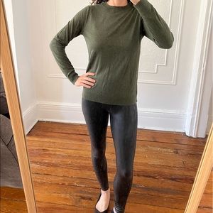 Banana Republic - silk cashmere green sweater, size small, never worn